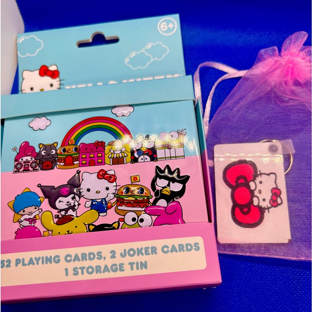 Hello Kitty cards and keychain
